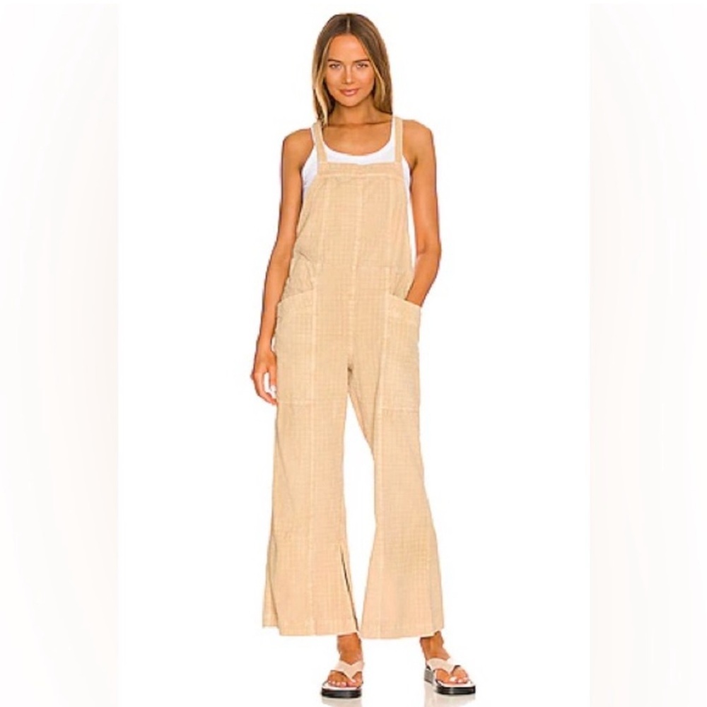 Free People Savannah Overalls Size M